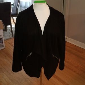Lane Bryant Suede Blazer